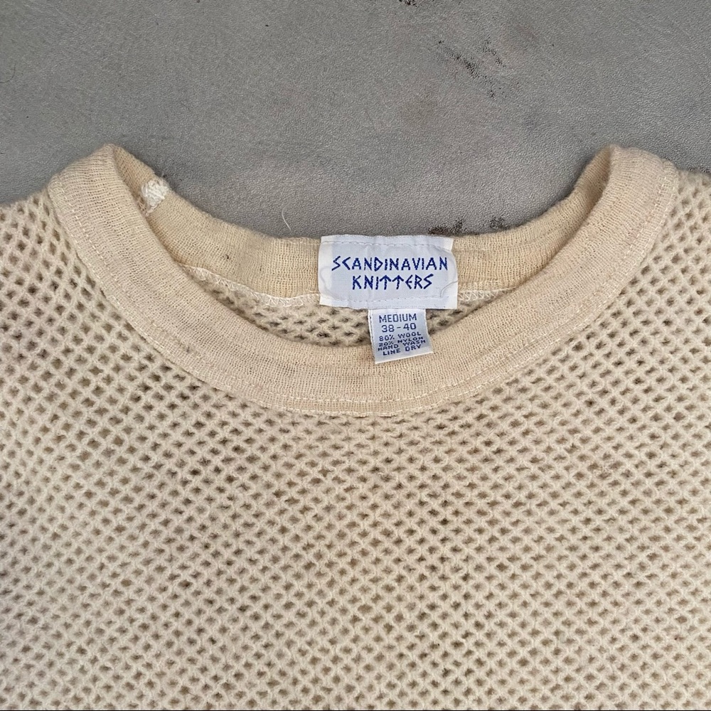 Scandinavian Knitters wool thermal sweater